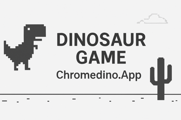 Dinosaur Game: Play Online and Relive the Chrome Classic!
