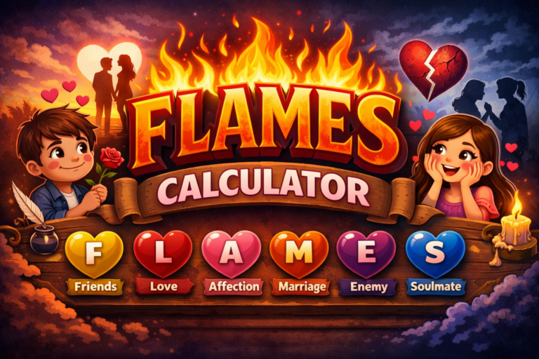 What Is FLAMES Calculator? Meaning, Rules & Full Explanation